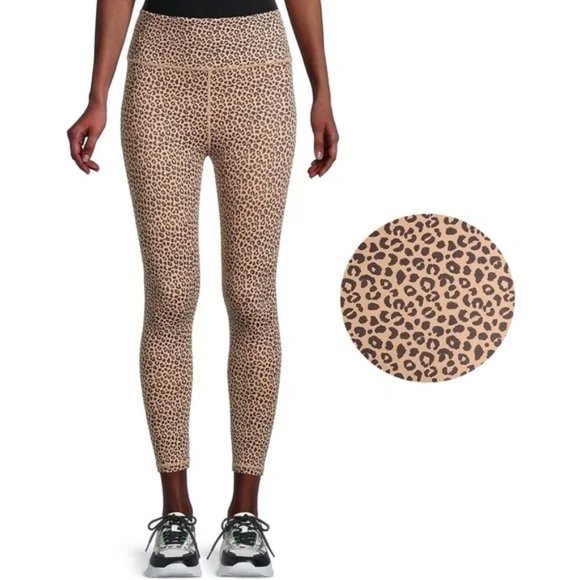 All Fenix Cheetah Camel Sandy 7/8 Leggings New With Tags - Picture 9 of 15